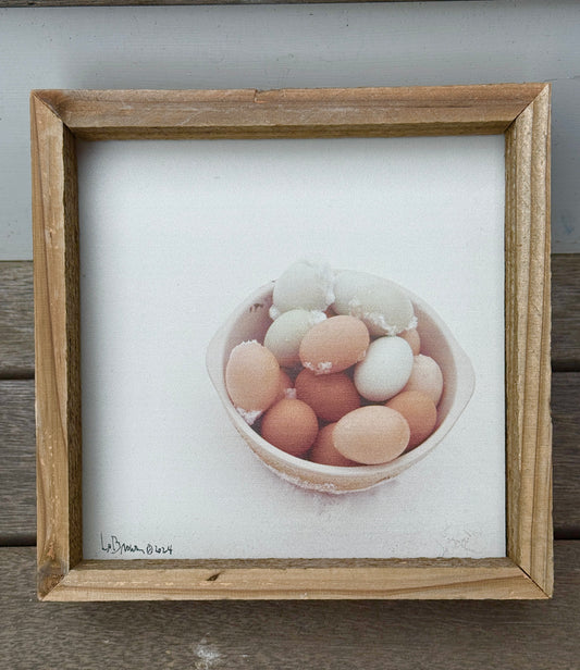 Eggs in Snow | 8.5 x 8.5
