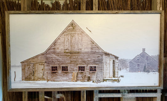 Mr.Honey’s Barn in Snow | 22x42