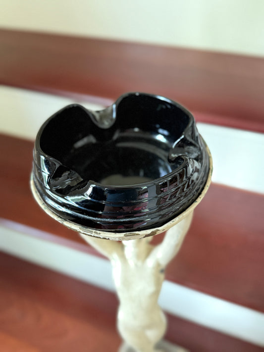 FRANKART Art Deco Nude Female Standing Ash Tray