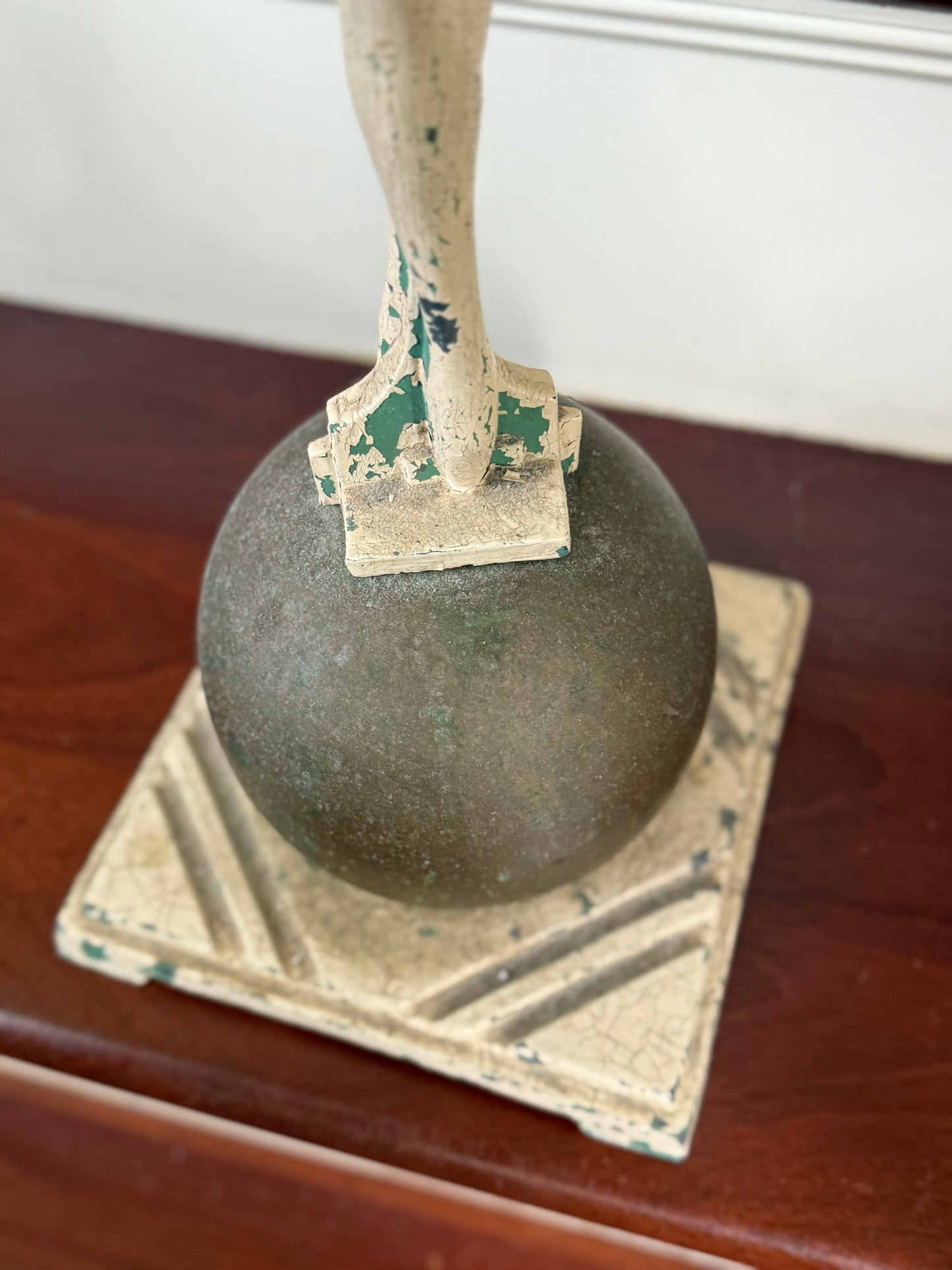 FRANKART Art Deco Nude Female Standing Ash Tray