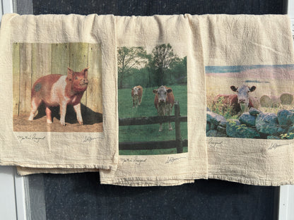 L.A.Brown Tea Towels (x3)