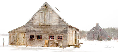 Mr.Honey’s Barn in Snow | 22x42